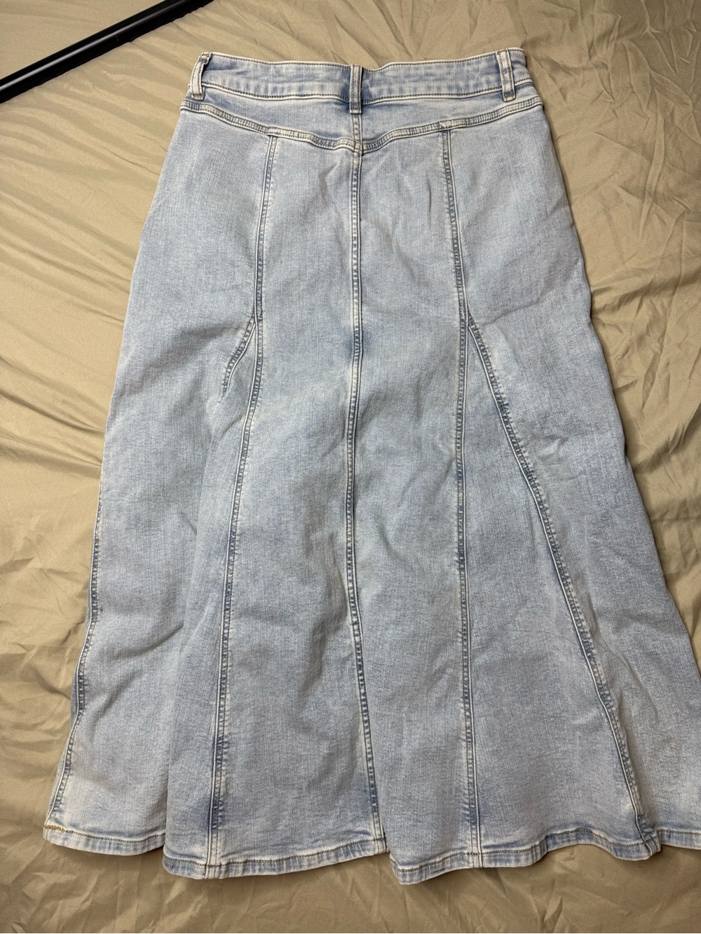 Joe Fresh Light Blue Denim Jean Flared Skirt Size 29 Women's - Picture 3 of 3